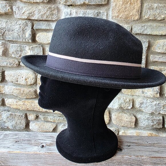 Black Fedora Nordstrom NWT XL - Picture 2 of 4